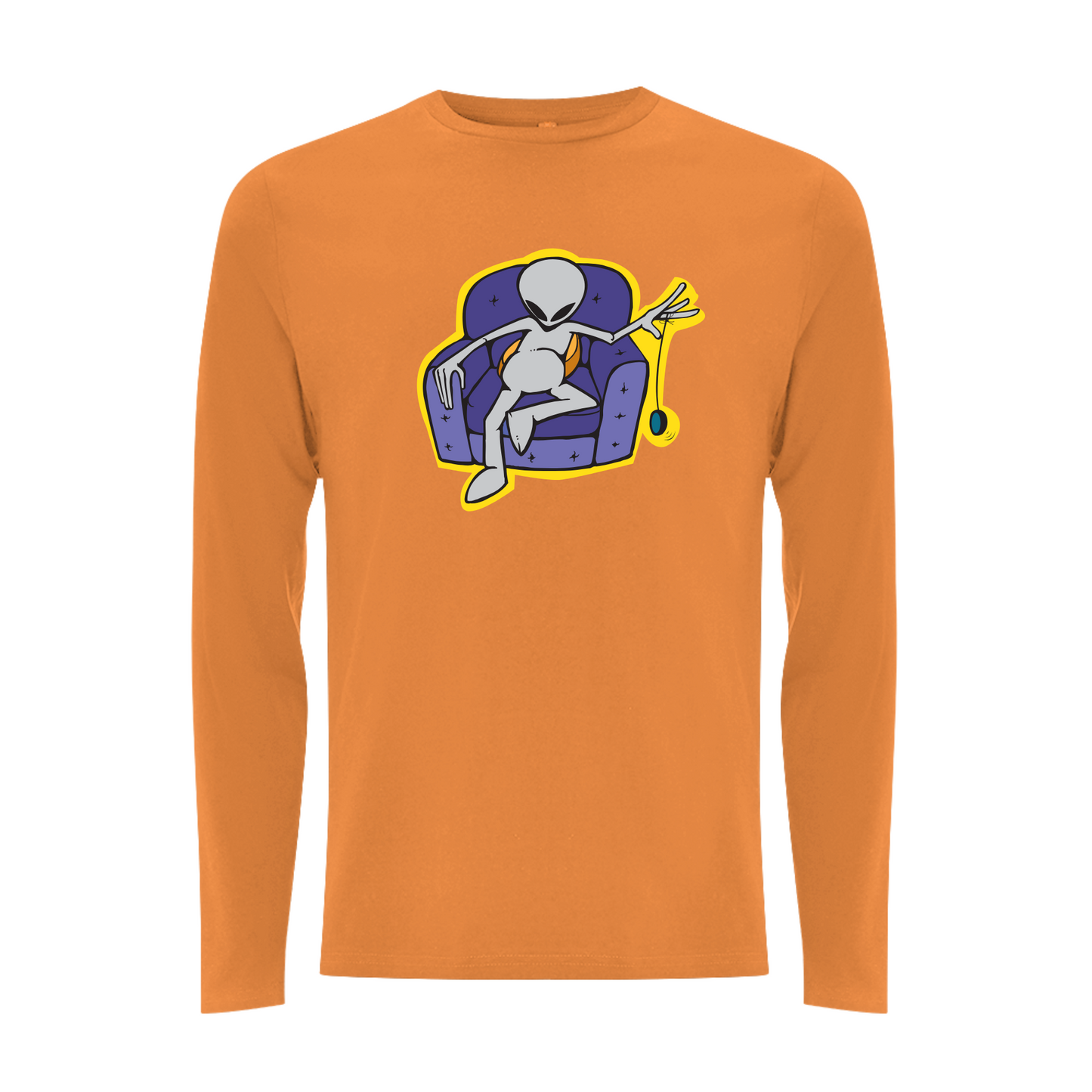 FLYING VISIT - COUCH Longsleeve T-shirt