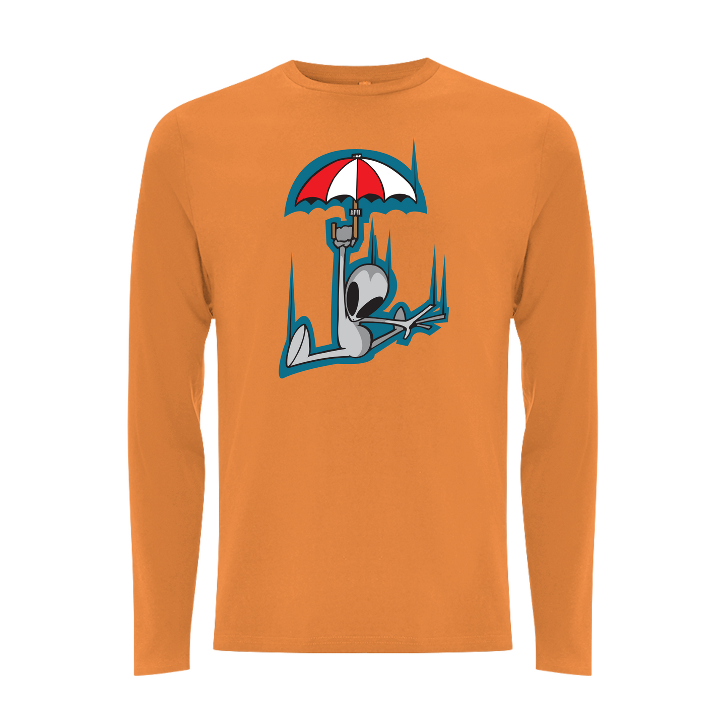FLYING VISIT - UMBRELLA Longsleeve T-shirt