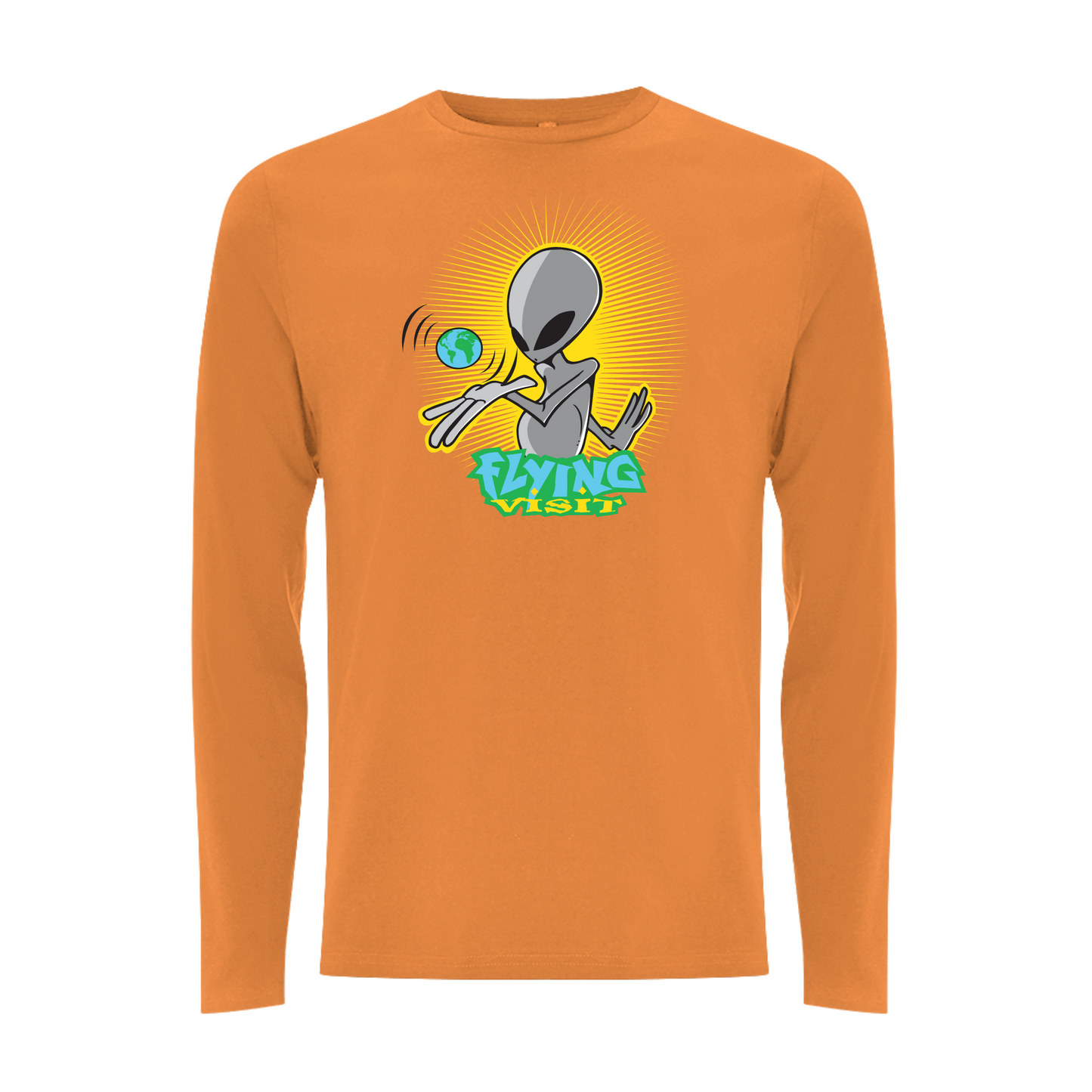 FLYING VISIT - WHOLE WORLD Longsleeve T-shirt