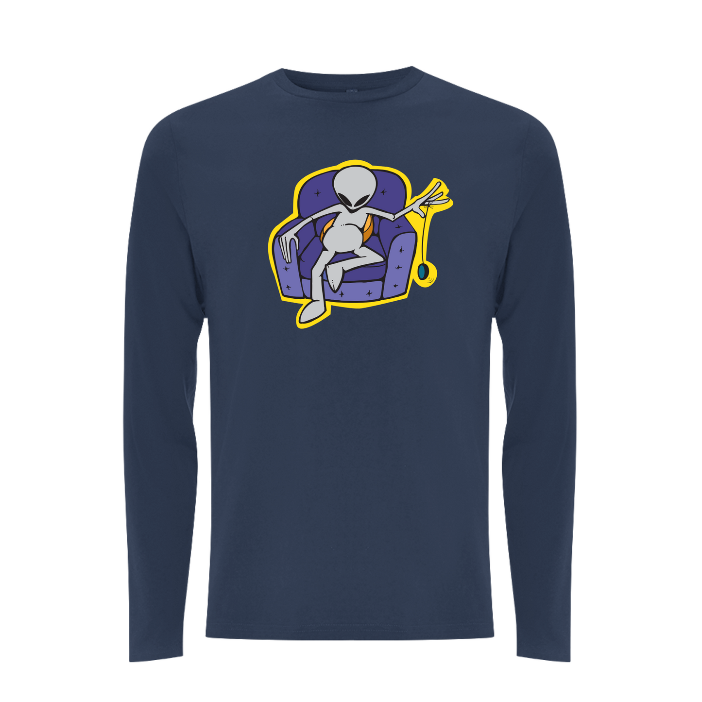 FLYING VISIT - COUCH Longsleeve T-shirt