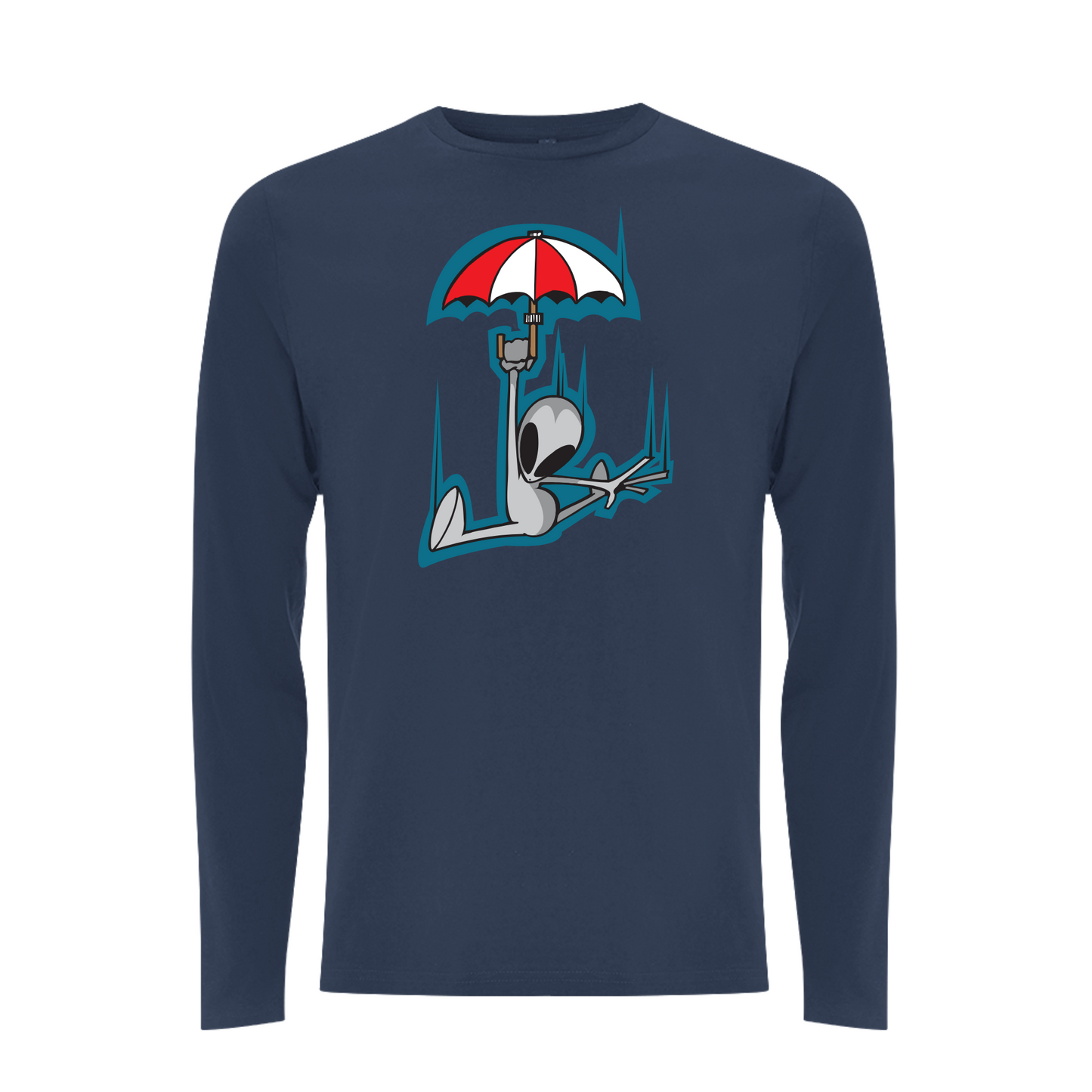 FLYING VISIT - UMBRELLA Longsleeve T-shirt