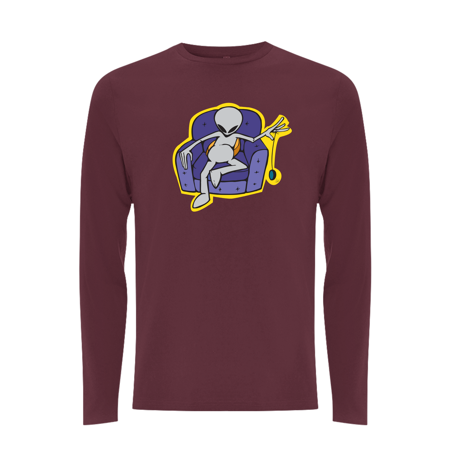 FLYING VISIT - COUCH Longsleeve T-shirt
