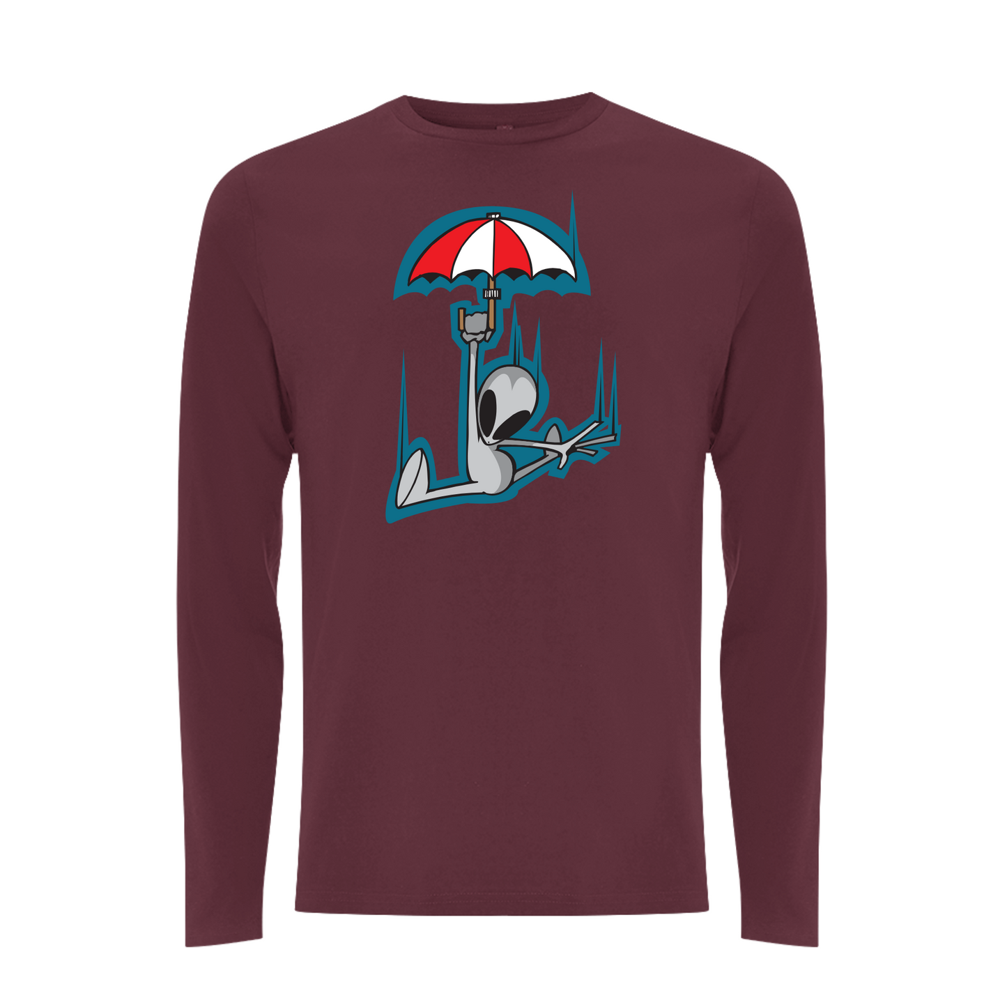 FLYING VISIT - UMBRELLA Longsleeve T-shirt