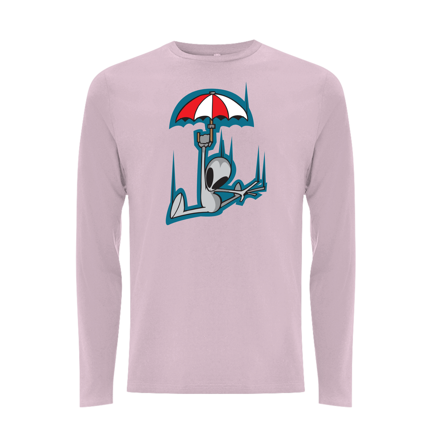 FLYING VISIT - UMBRELLA Longsleeve T-shirt