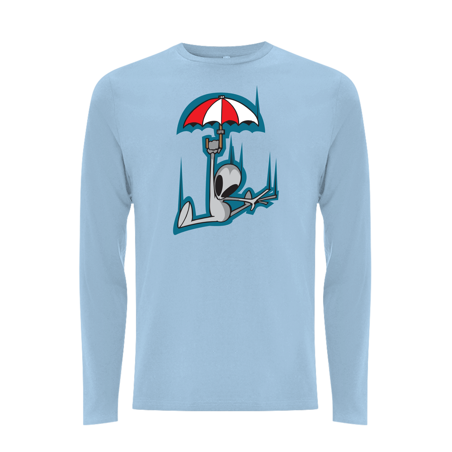 FLYING VISIT - UMBRELLA Longsleeve T-shirt