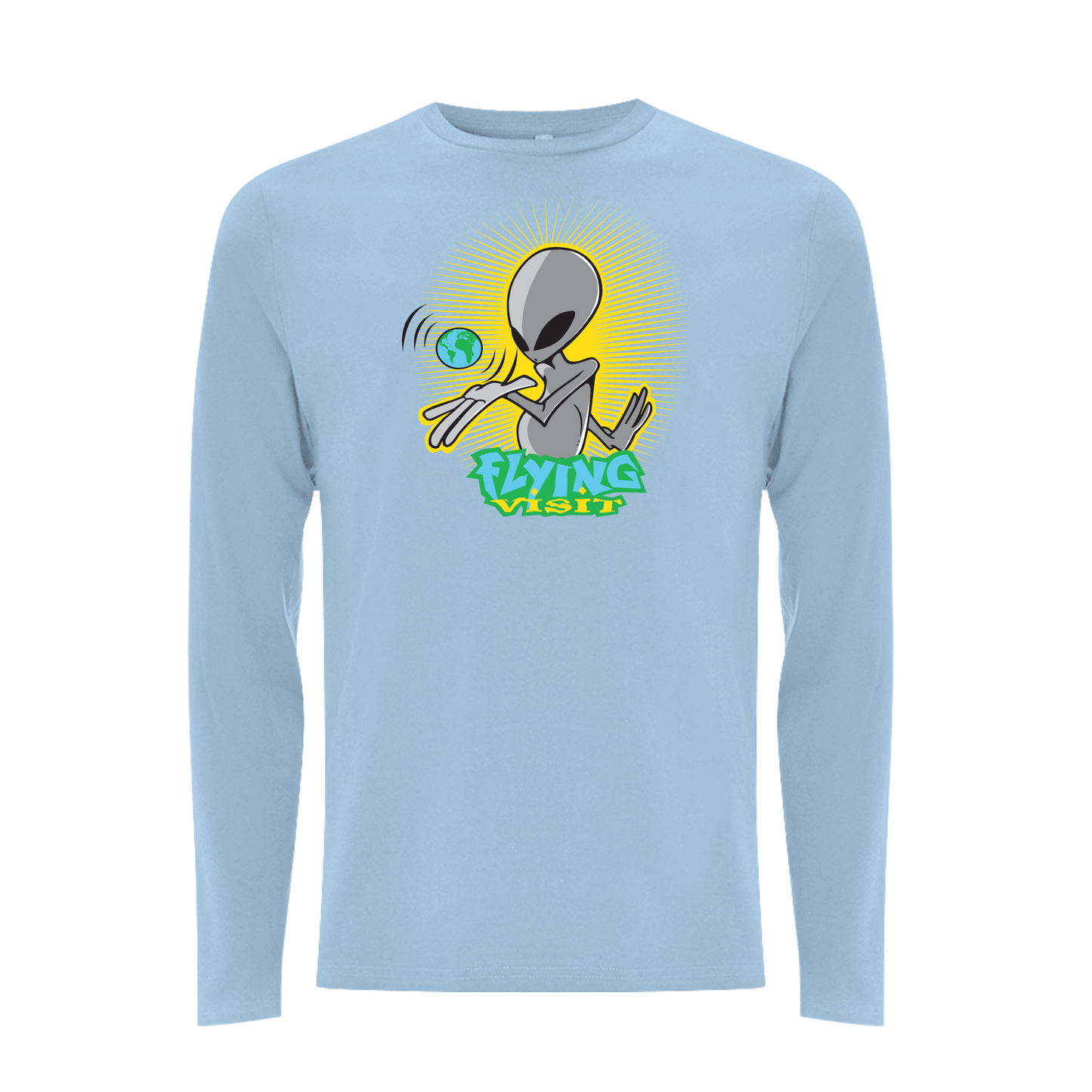 FLYING VISIT - WHOLE WORLD Longsleeve T-shirt