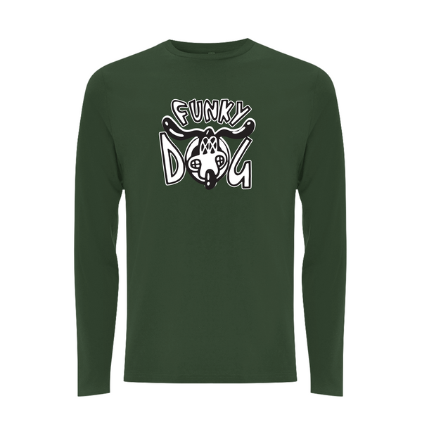 FUNKY DOG - FUNKY DOG LOGO Longsleeve T-shirt – Rave inspired 90s streetwear, retro fashion from Have a nice day london store