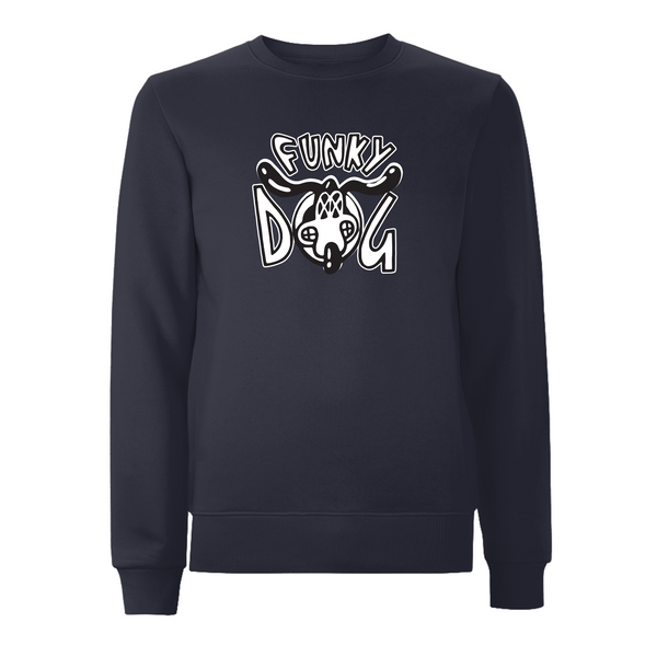 FUNKY DOG - FUNKY DOG LOGO Sweatshirt – Rave inspired 90s streetwear, retro fashion from Have a nice day london store