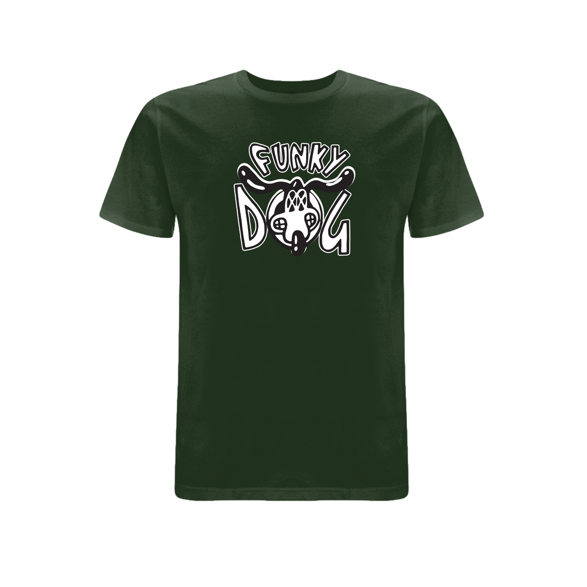 FUNKY DOG - FUNKY DOG LOGO T-shirt – Rave inspired 90s streetwear, retro fashion from Have a nice day london store