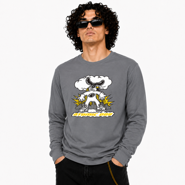 FUNKY DOG - ATOMIC DOG Longsleeve T-shirt
