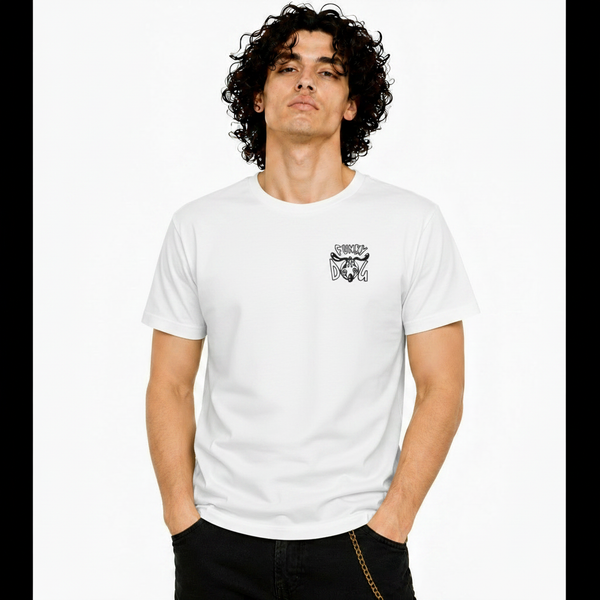 FUNKY DOG - FUNKY DOG LOGO Front and Back Print T-shirt