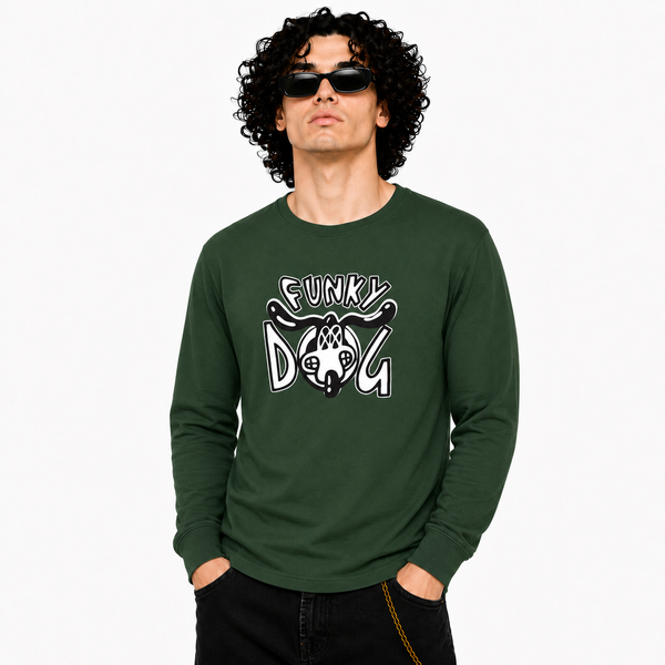 FUNKY DOG - FUNKY DOG LOGO Longsleeve T-shirt