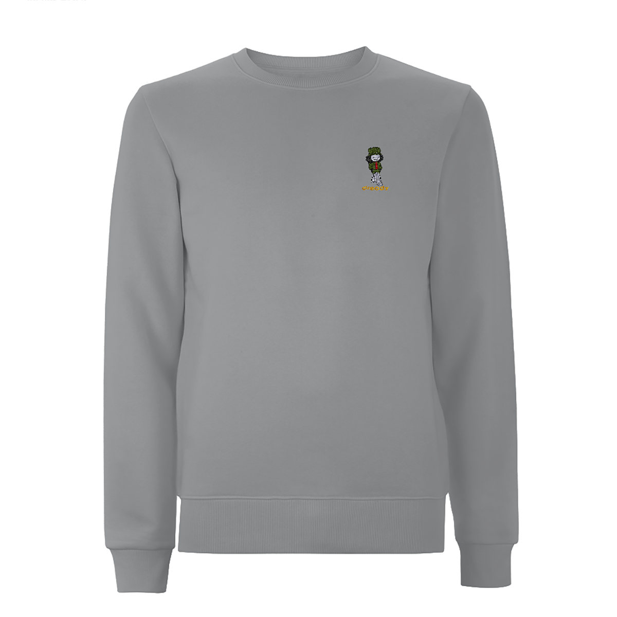 Dready Walking Man Embroidered Sweatshirt – Rave inspired 90s streetwear, retro fashion from Have a nice day london store