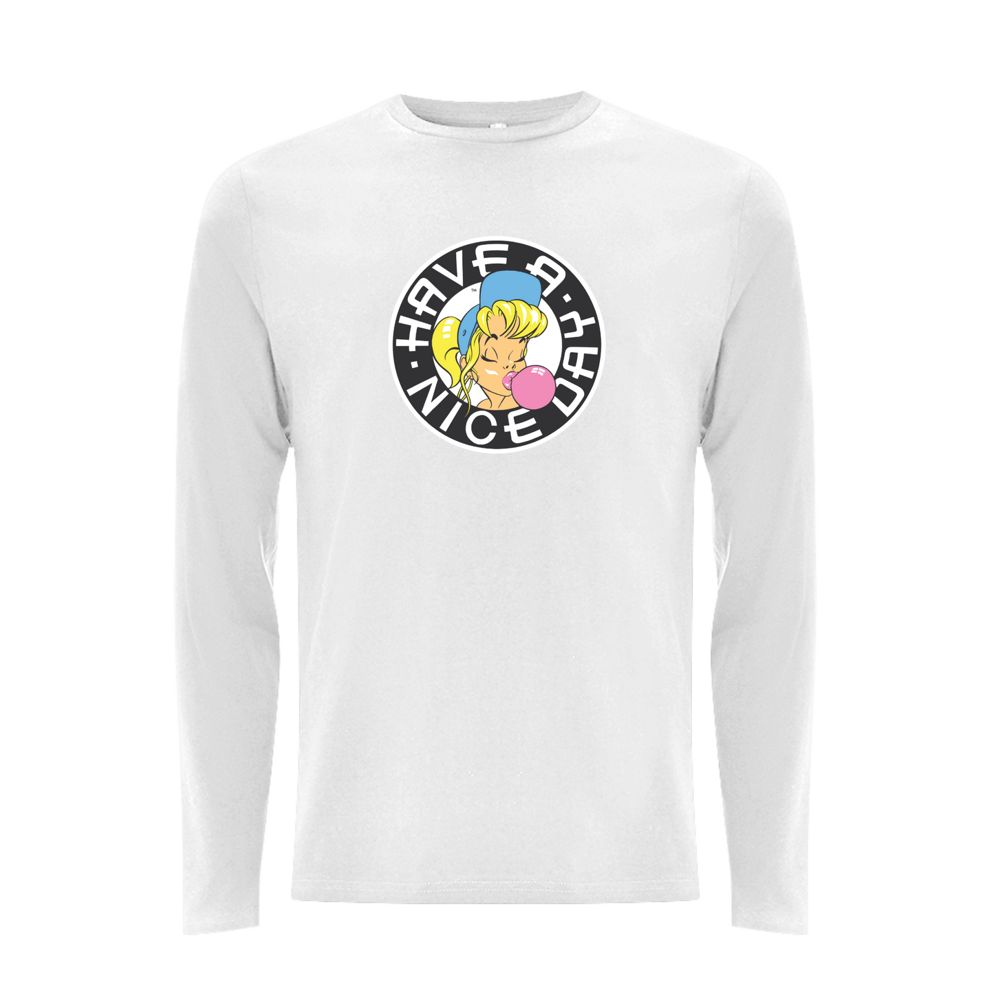 Shurl The Girl - 90's Classic Logo Front Print Longsleeve T shirt