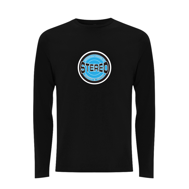 HANDSPUN RECORDS - STEREO SKY BLUE Longsleeve – Rave inspired 90s streetwear, retro fashion from Have a nice day london store