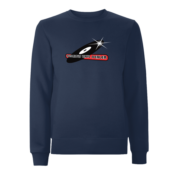 HANDSPUN RECORDS - NOTORIUS VINYL DEALER Sweatshirt – Rave inspired 90s streetwear, retro fashion from Have a nice day london store