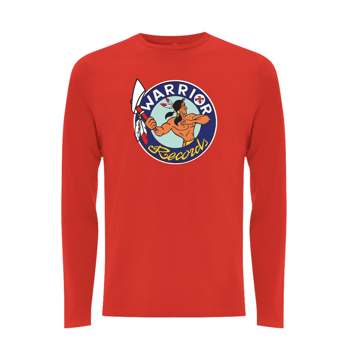 HANDSPUN RECORDS - WARRIOR Longsleeve T-shirt – Rave inspired 90s streetwear, retro fashion from Have a nice day london store