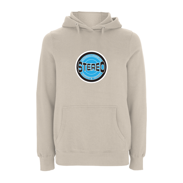 HANDSPUN RECORDS - STEREO SKY BLUE Hoodie – Rave inspired 90s streetwear, retro fashion from Have a nice day london store