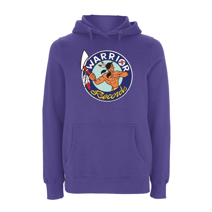 HANDSPUN RECORDS - WARRIOR Hoodie – Rave inspired 90s streetwear, retro fashion from Have a nice day london store
