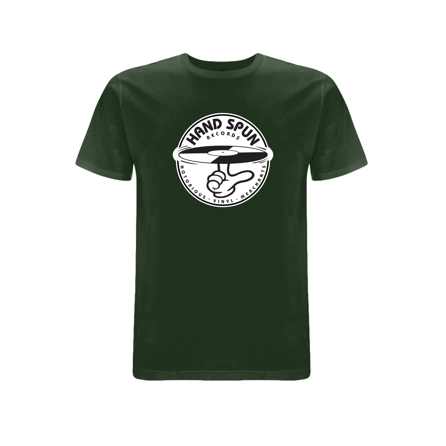 HANDSPUN RECORDS - Classic Front Print Logo T-shirt
