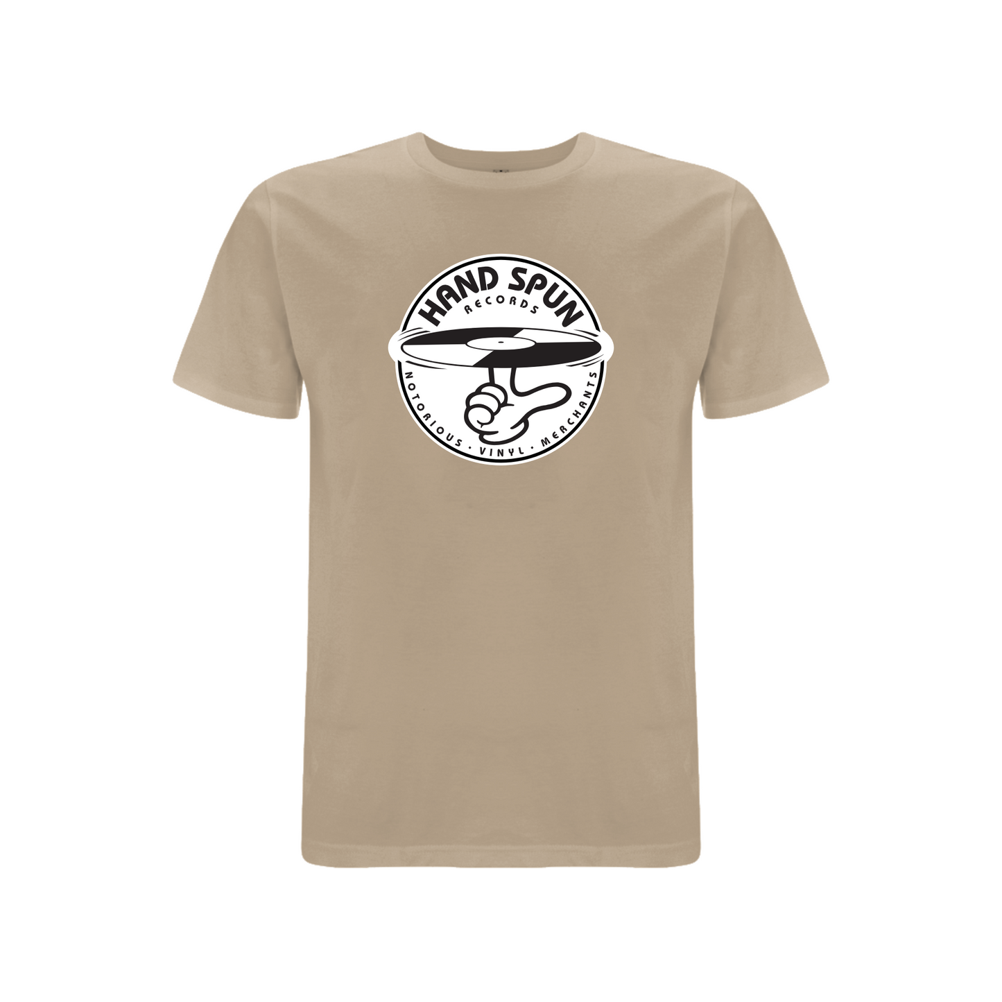 HANDSPUN RECORDS - Classic Front Print Logo T-shirt