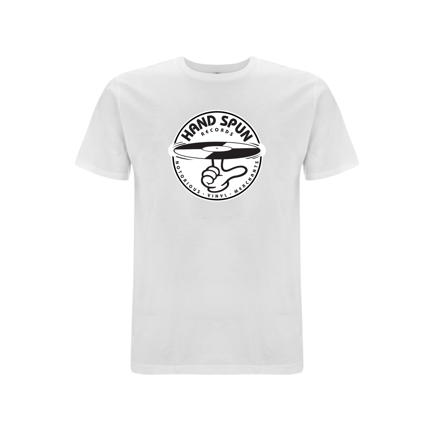 HANDSPUN RECORDS - Classic Front Print Logo T-shirt