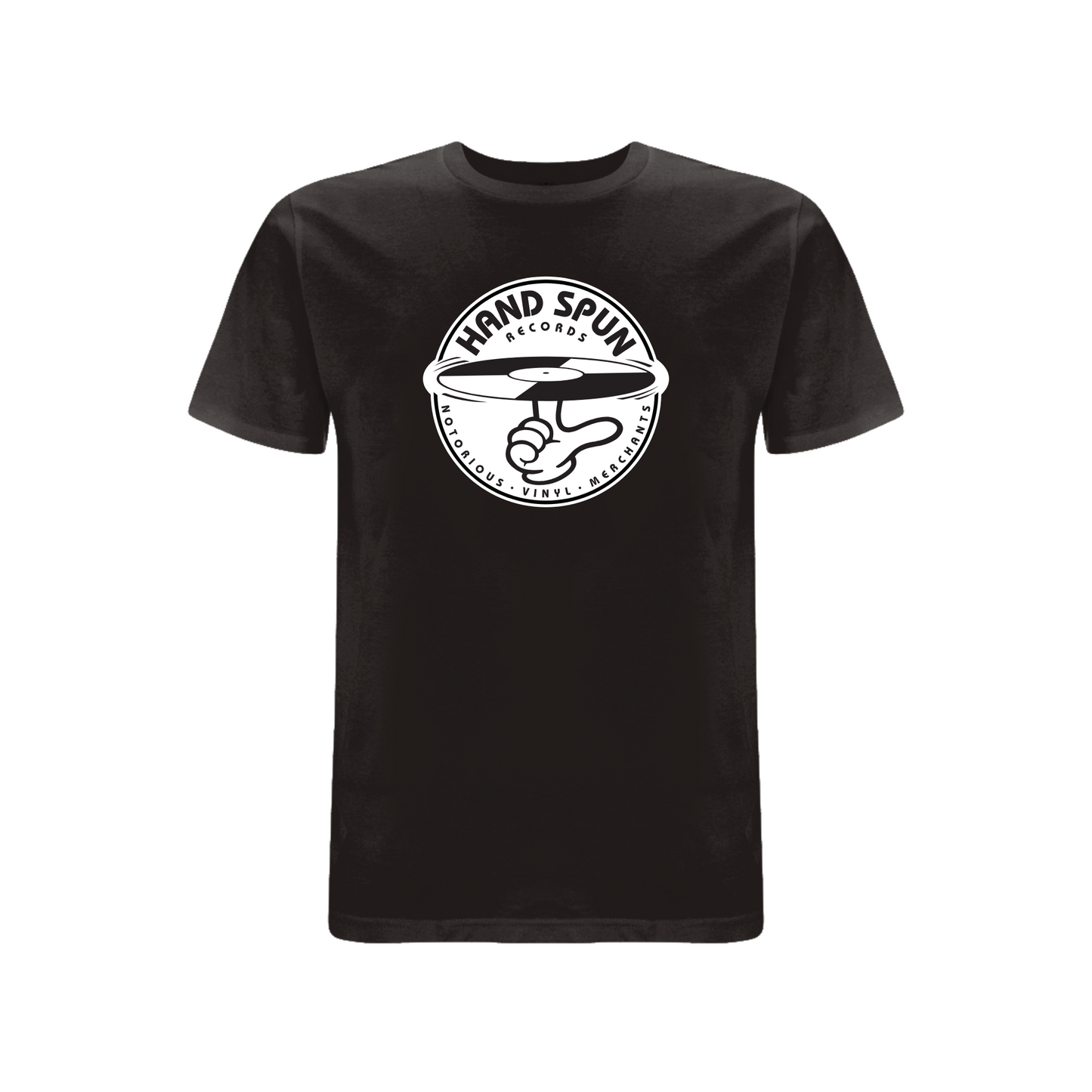 HANDSPUN RECORDS - Classic Front Print Logo T-shirt