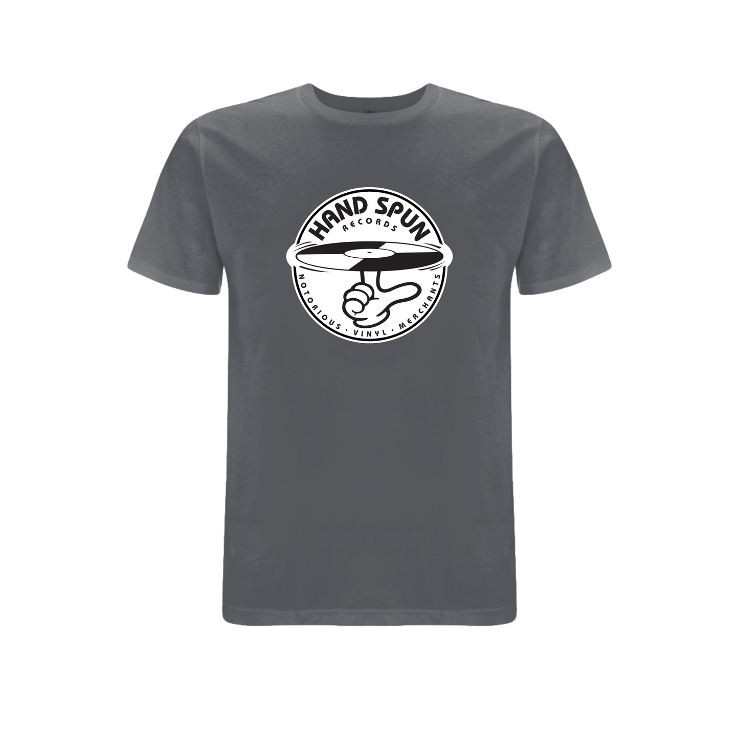HANDSPUN RECORDS - Classic Front Print Logo T-shirt
