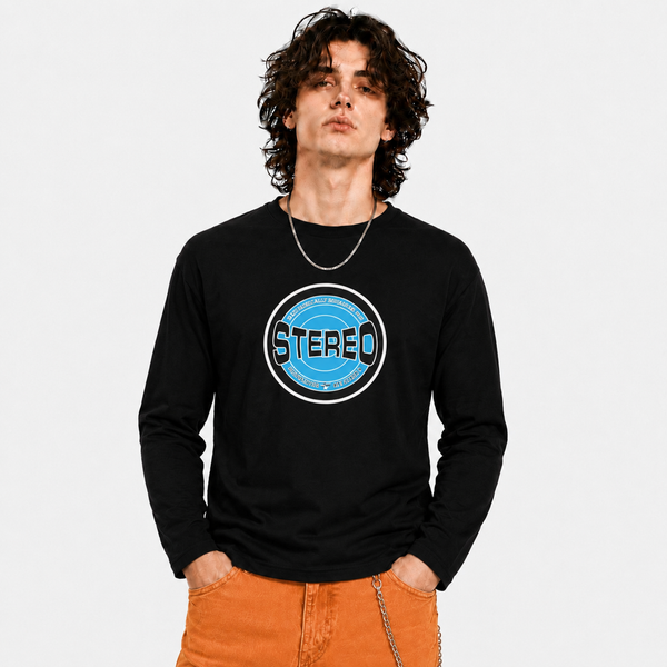 HANDSPUN RECORDS - STEREO SKY BLUE Longsleeve
