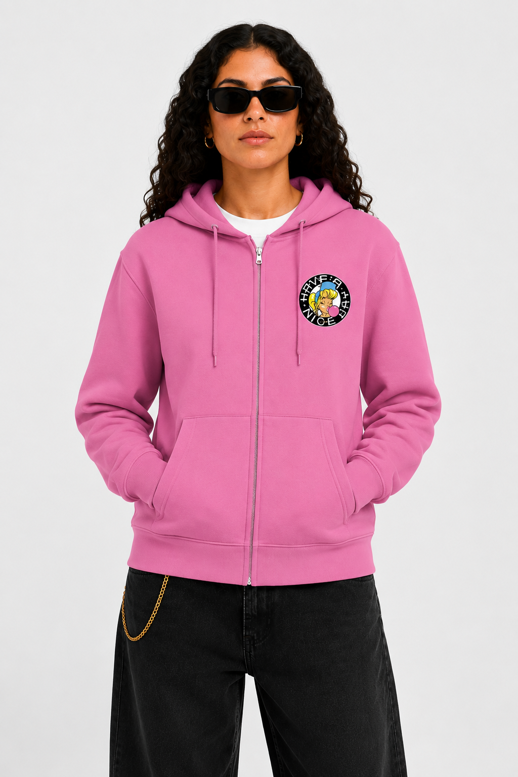 Have A Nice Day - SHURL The Girl Zip Hood