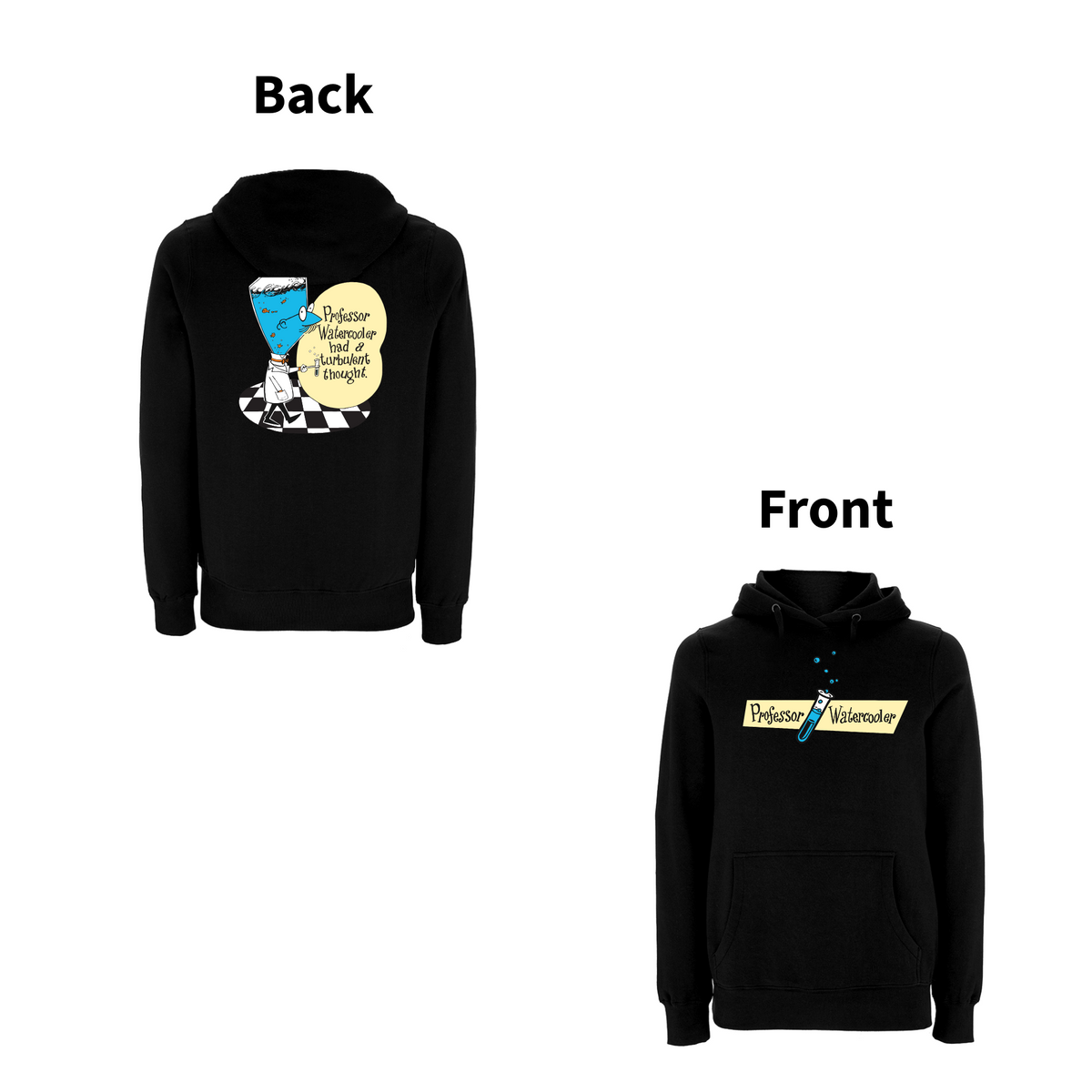 DON'T DO THE DODO - PROFESSOR WATERCOOLER Front and Back Print Hoodie – Rave inspired 90s streetwear, retro fashion from Have a nice day london store