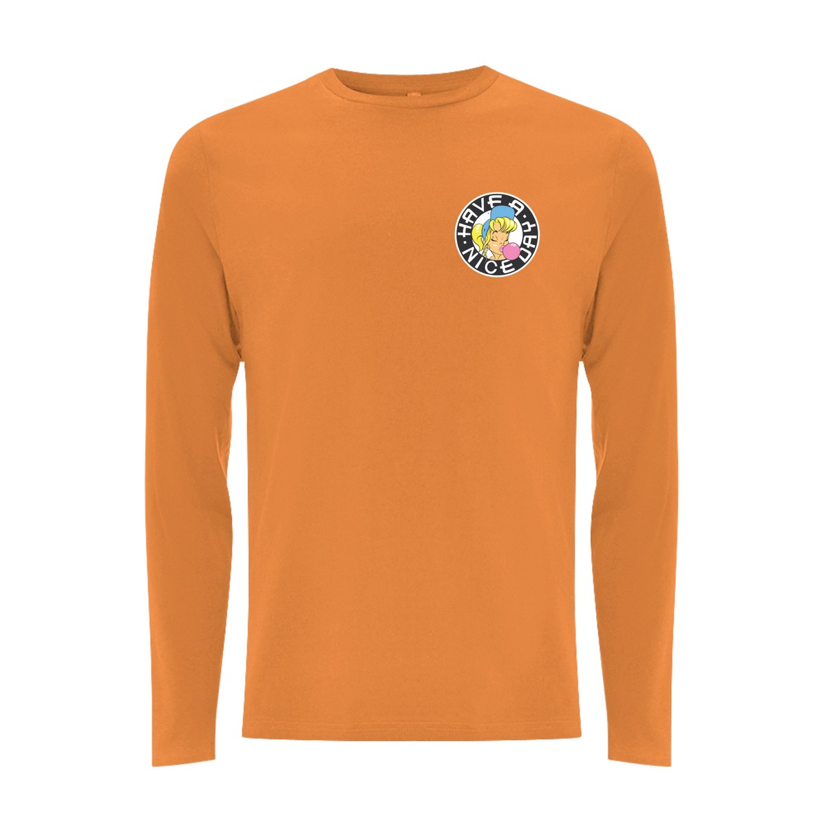 SHURL The Girl - 90's Classic Left Breast Logo Longsleeve T shirt – Rave inspired 90s streetwear, retro fashion from Have a nice day london store