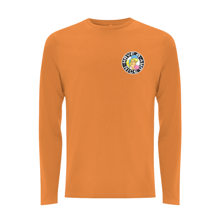 SHURL The Girl - 90's Classic Left Breast Logo Longsleeve T shirt – Rave inspired 90s streetwear, retro fashion from Have a nice day london store