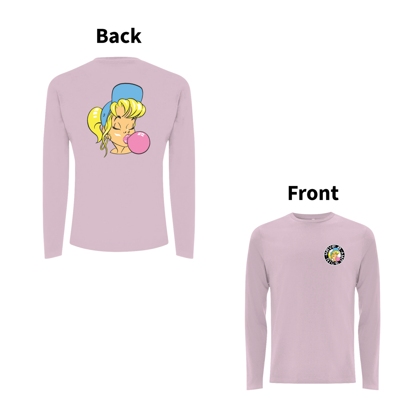 Have A Nice Day Shurl The Girl Long Slv Tee