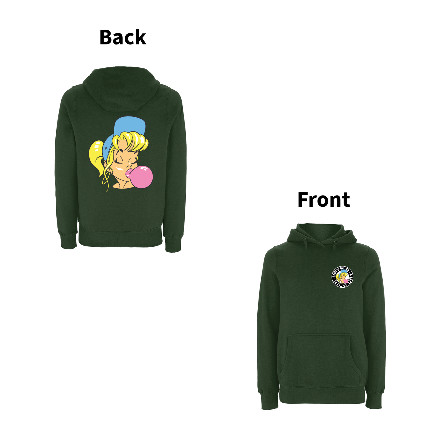 Have A Nice Day Shurl The Girl Hooded Sweat