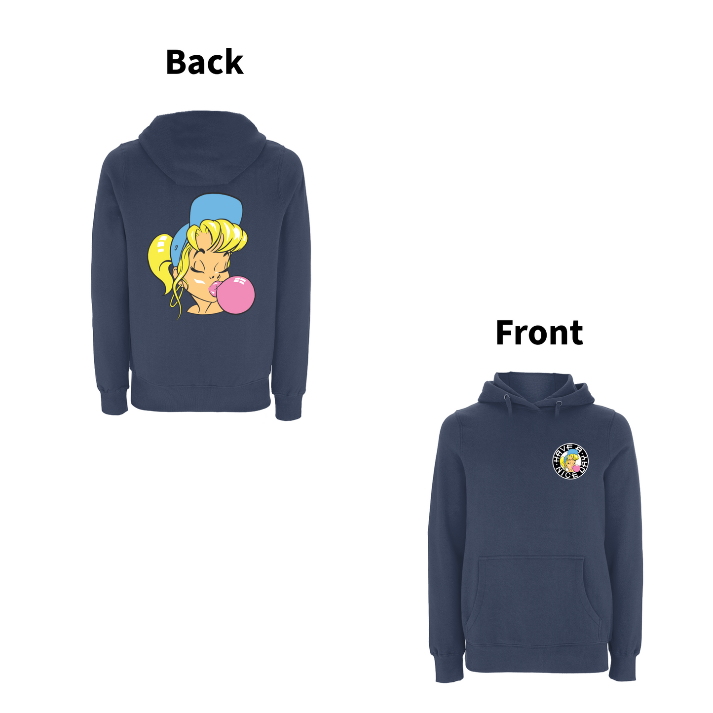 Have A Nice Day Shurl The Girl Hooded Sweat