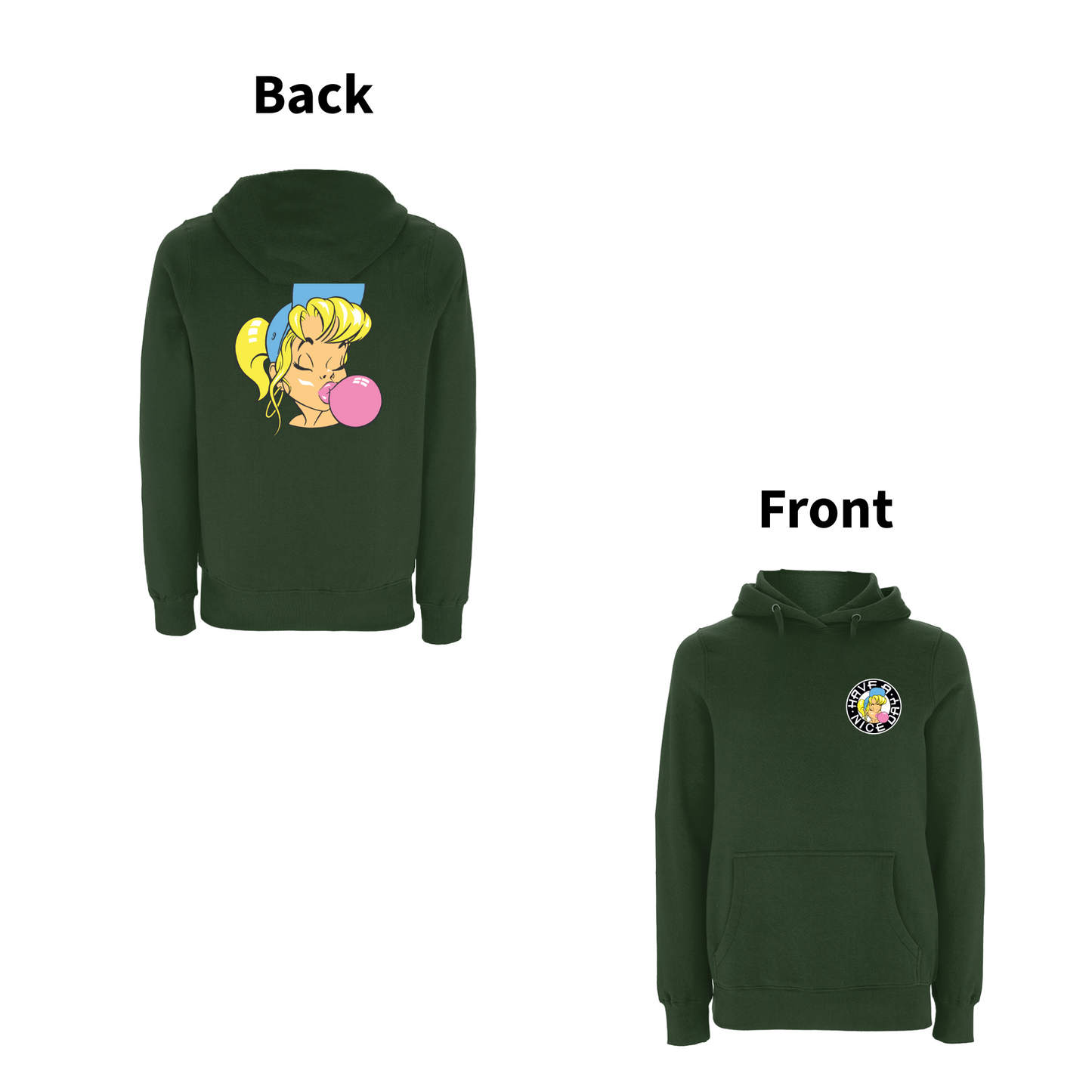 Have A Nice Day Shurl The Girl Hooded Sweat