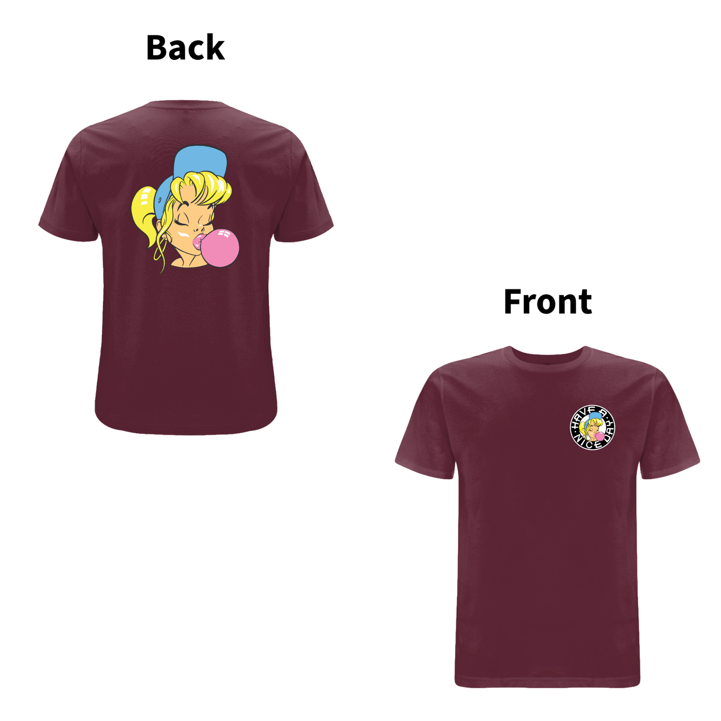 Shurl the Girl Front and Back Print T-Shirt UNISEX