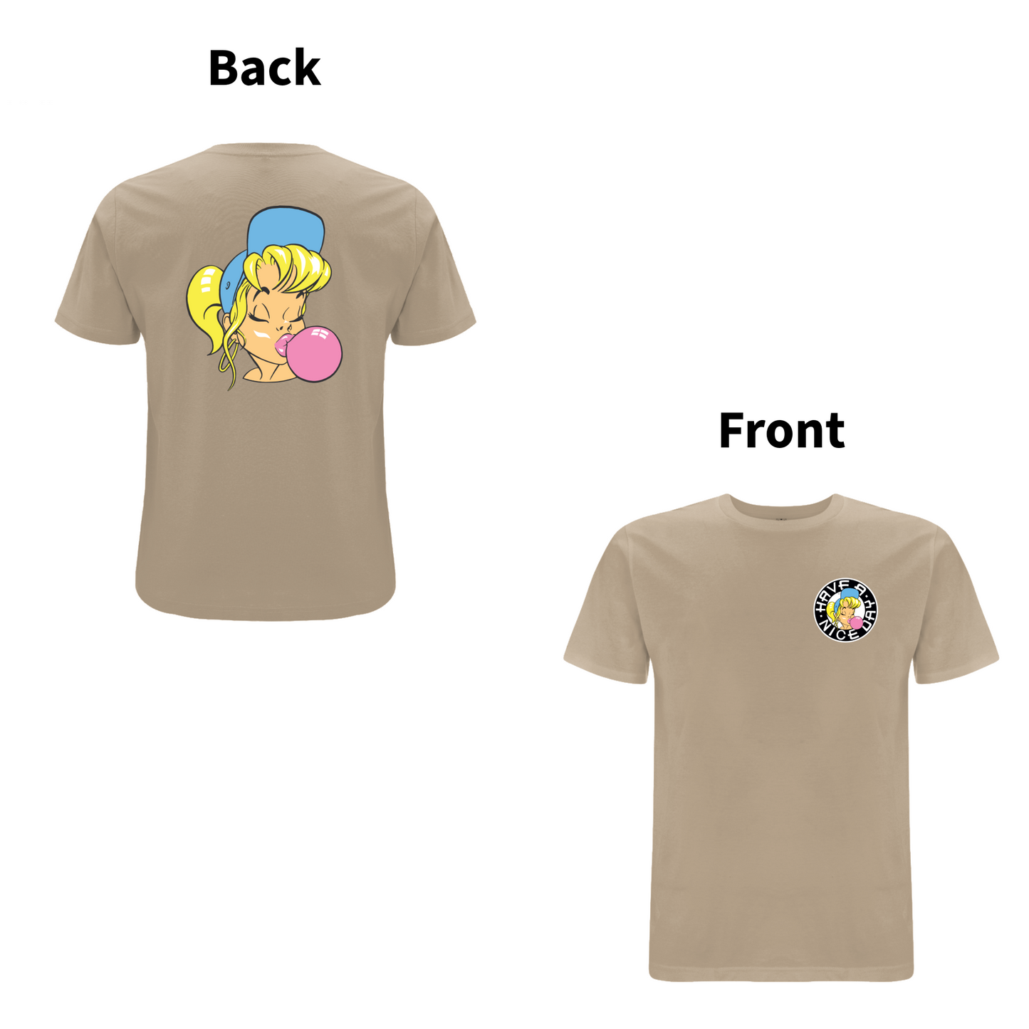 Shurl the Girl Front and Back Print T-Shirt UNISEX