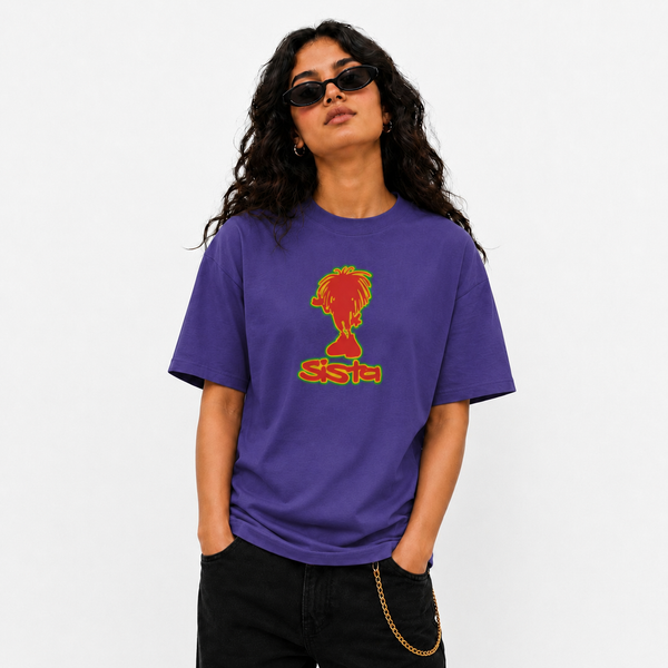 Sista Small Silhouette Embroidered T-Shirt