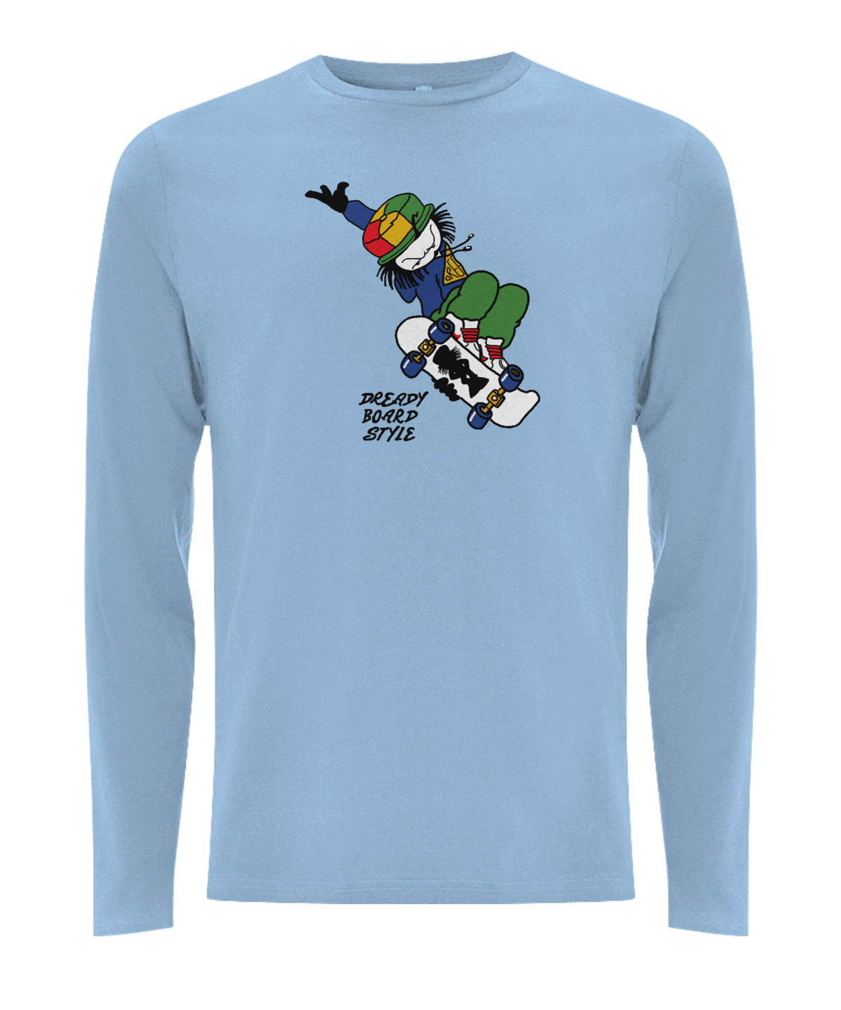 Dready skateboard style longsleeve – Rave inspired 90s streetwear, retro fashion from Have a nice day london store