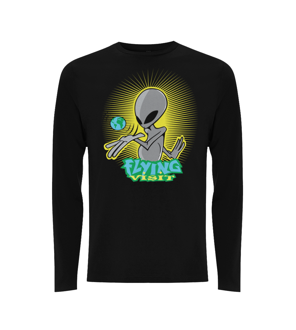 Flying Visit Whole World Long Sleeves Shirt