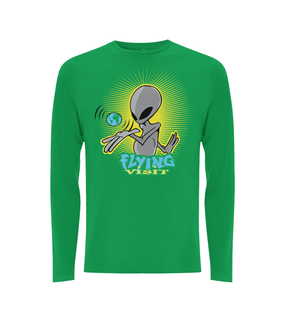 Flying Visit Whole World Long Sleeves Shirt