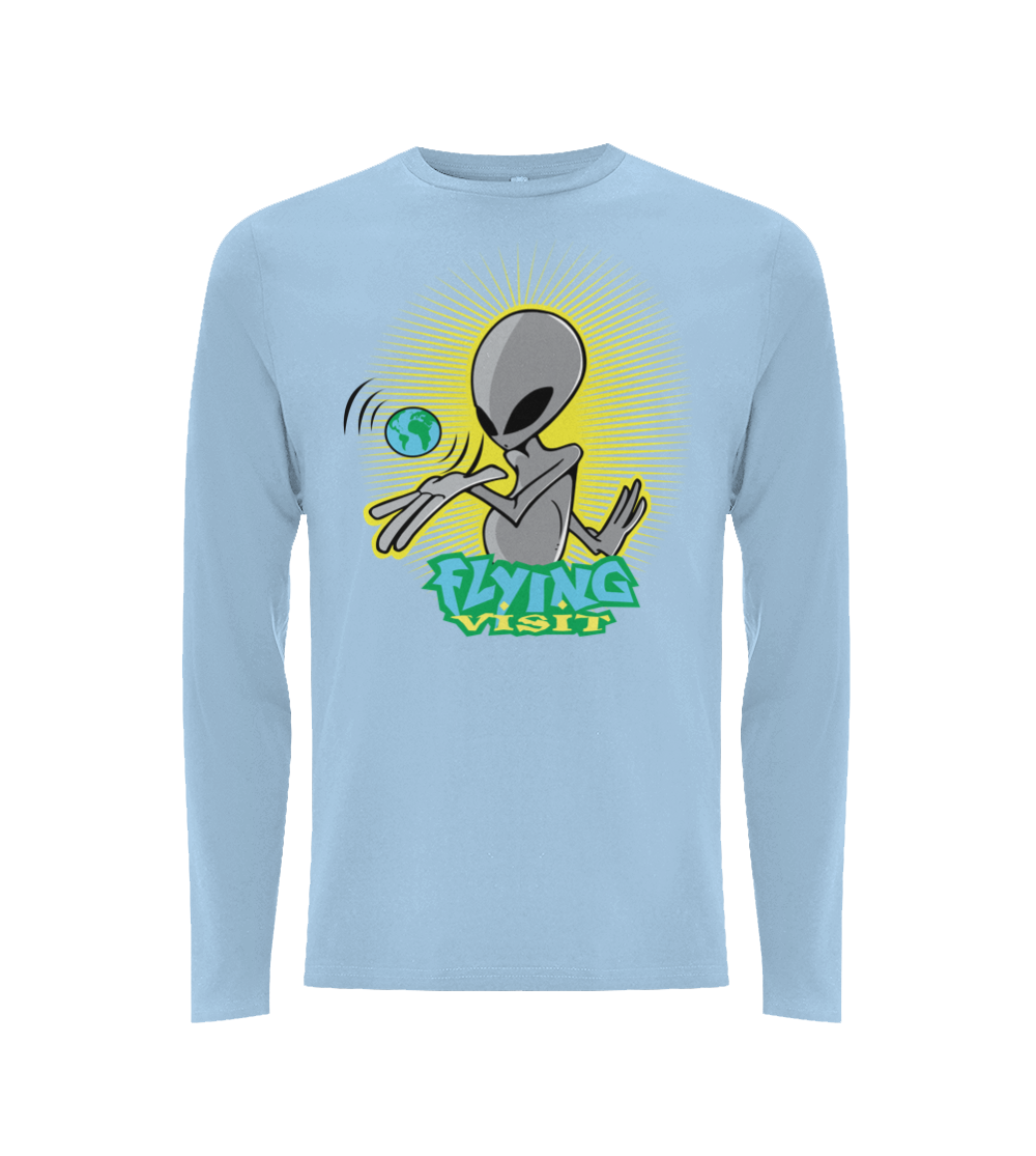 Flying Visit Whole World Long Sleeves Shirt