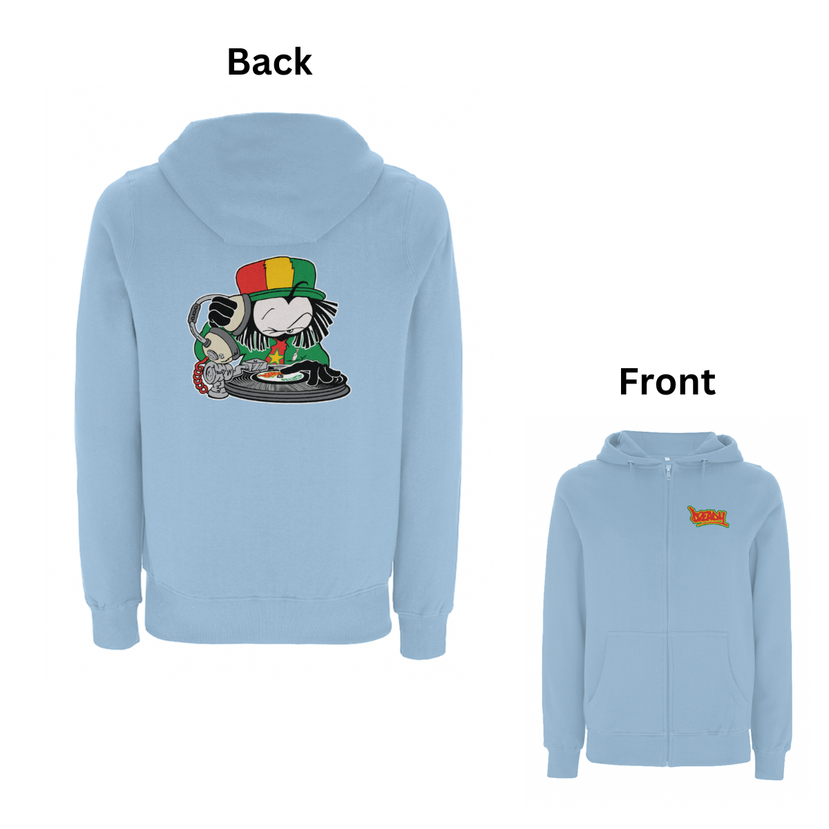 Dready Selecta zip hood