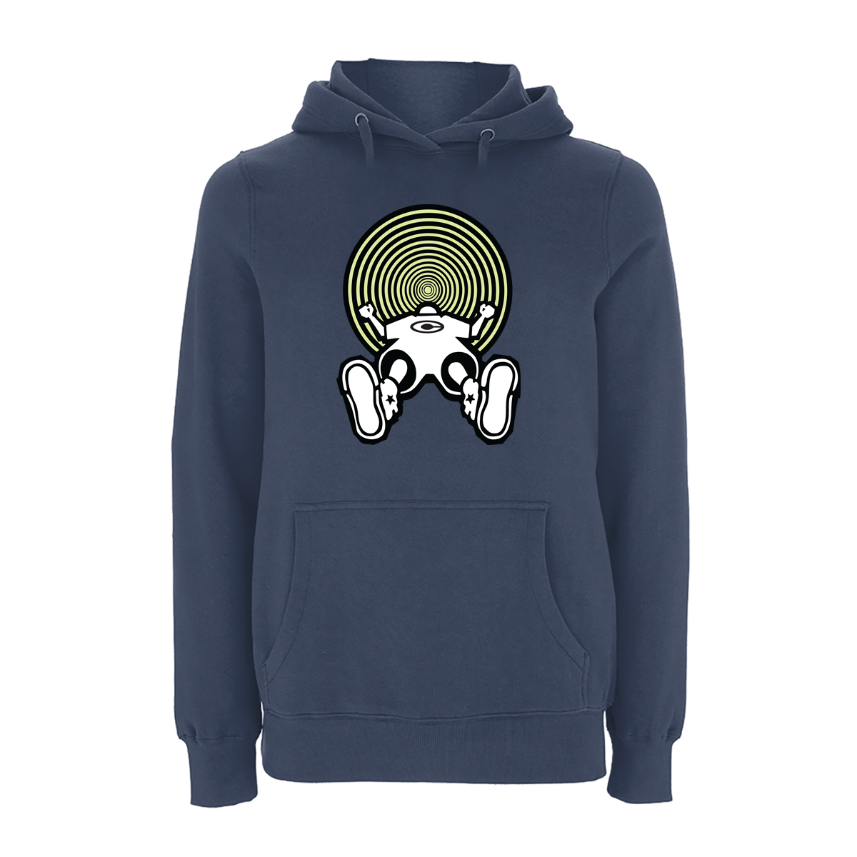 Vortex Glow Front Print Hood