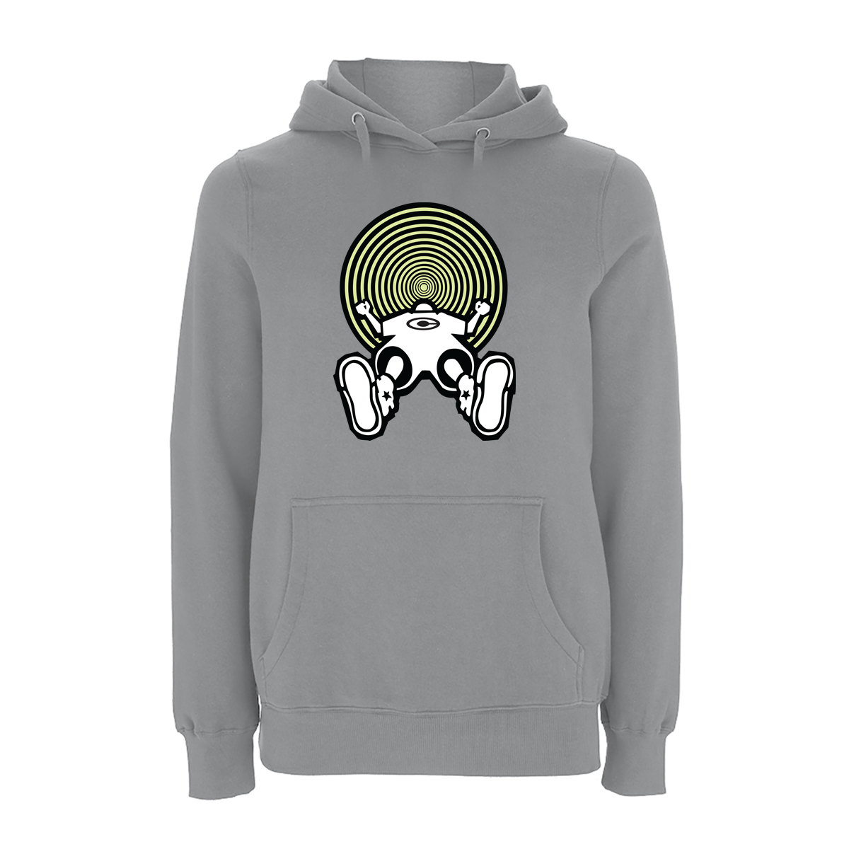Vortex Glow Front Print Hood