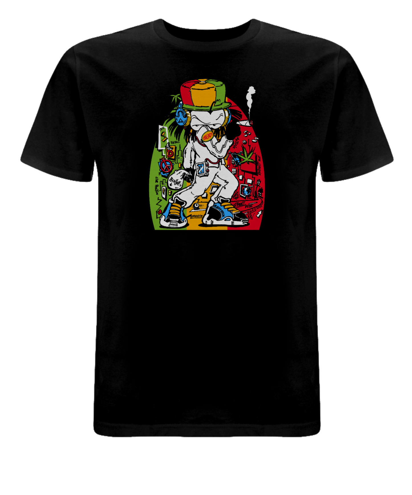 Dready Ruffneck front print t-shirt