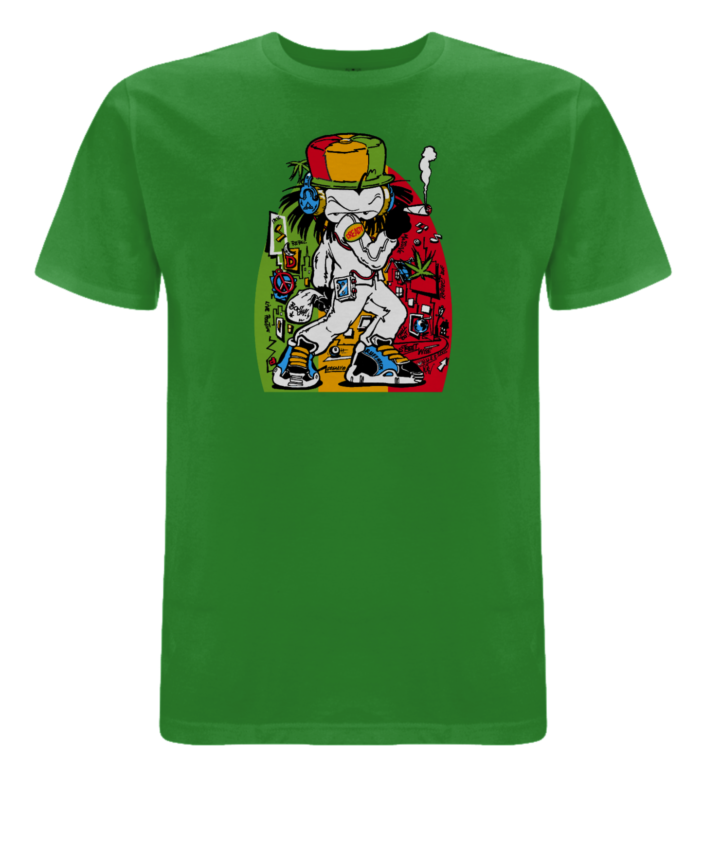 Dready Ruffneck front print t-shirt