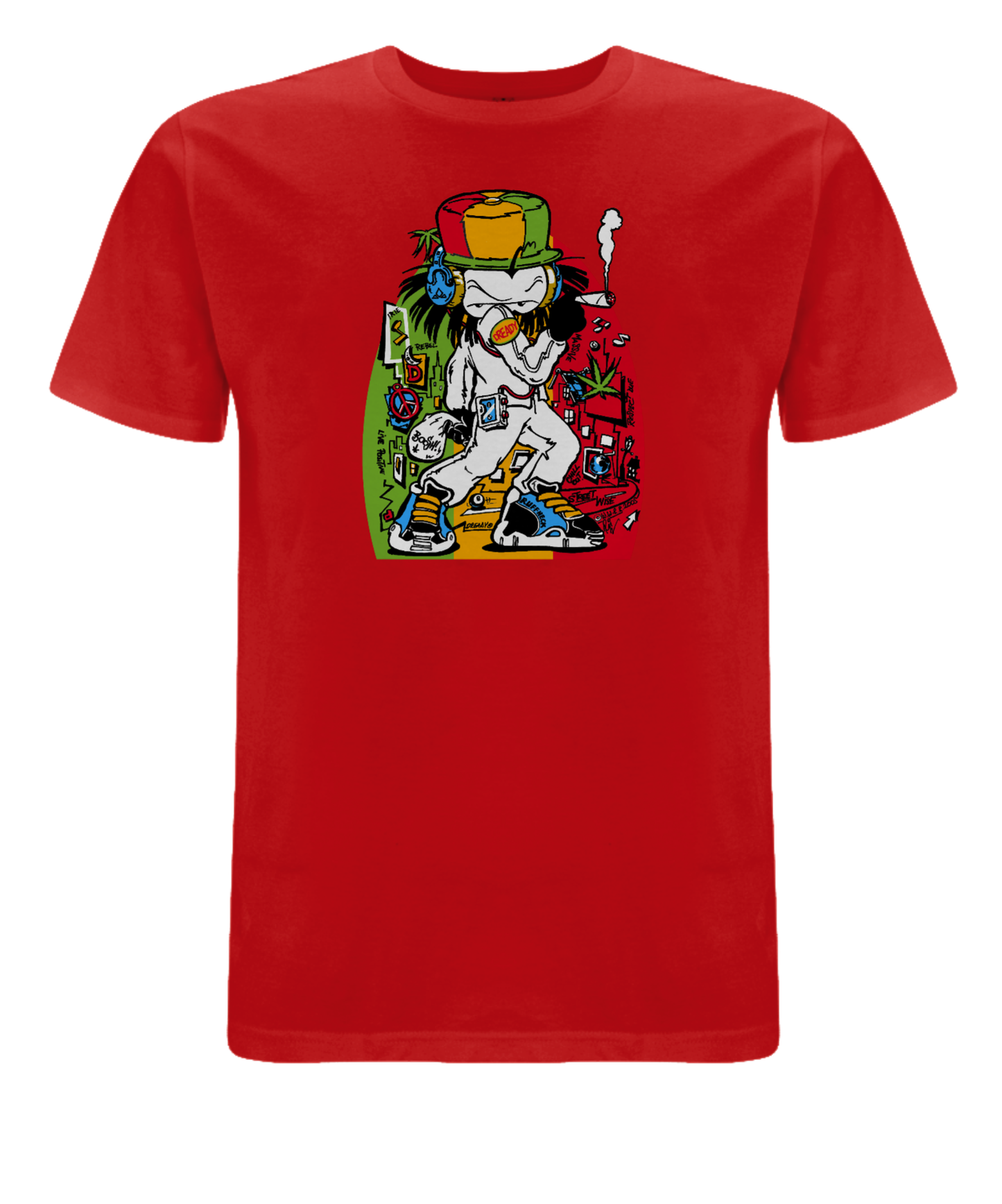 Dready Ruffneck front print t-shirt